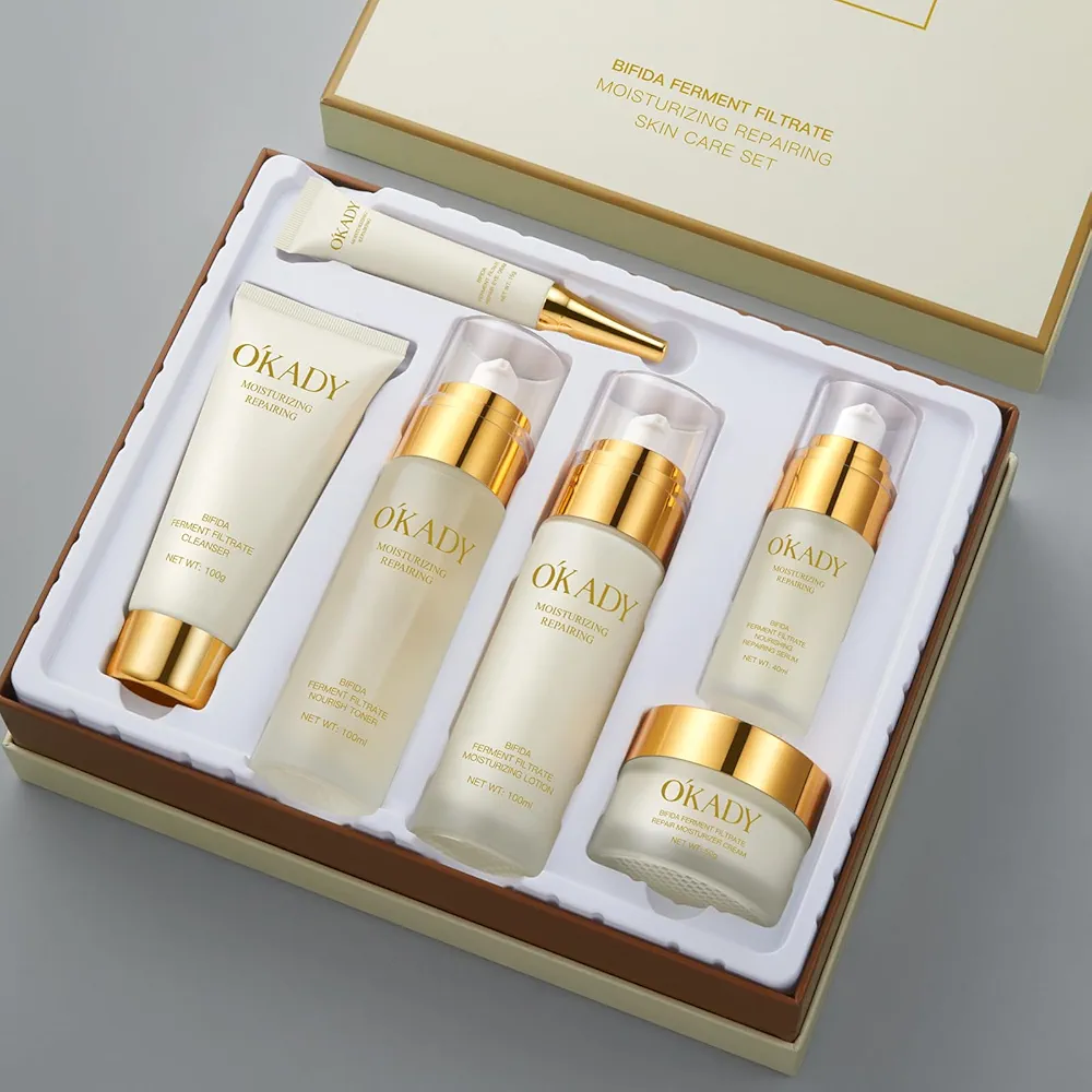 O'KADY Bifida Ferment Lysate Moist Repair Set Skincare set with Bifidobacterium fermentation decomposition ingredients for moisturizing nourishingmaking the skin soft smoothWomen's skincare