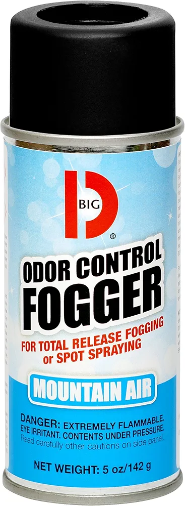 Big D 344 Odor Control Fogger Mountain Air Scent 5 oz Aerosol 12/Carton