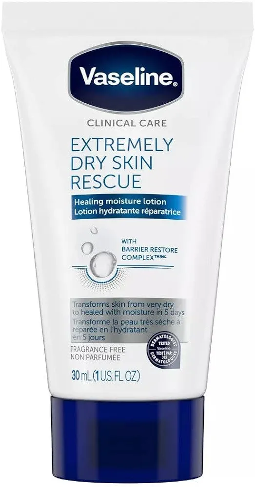 Vaseline Extreme Dry Skin Rescue Hand and Body Lotion - 1oz