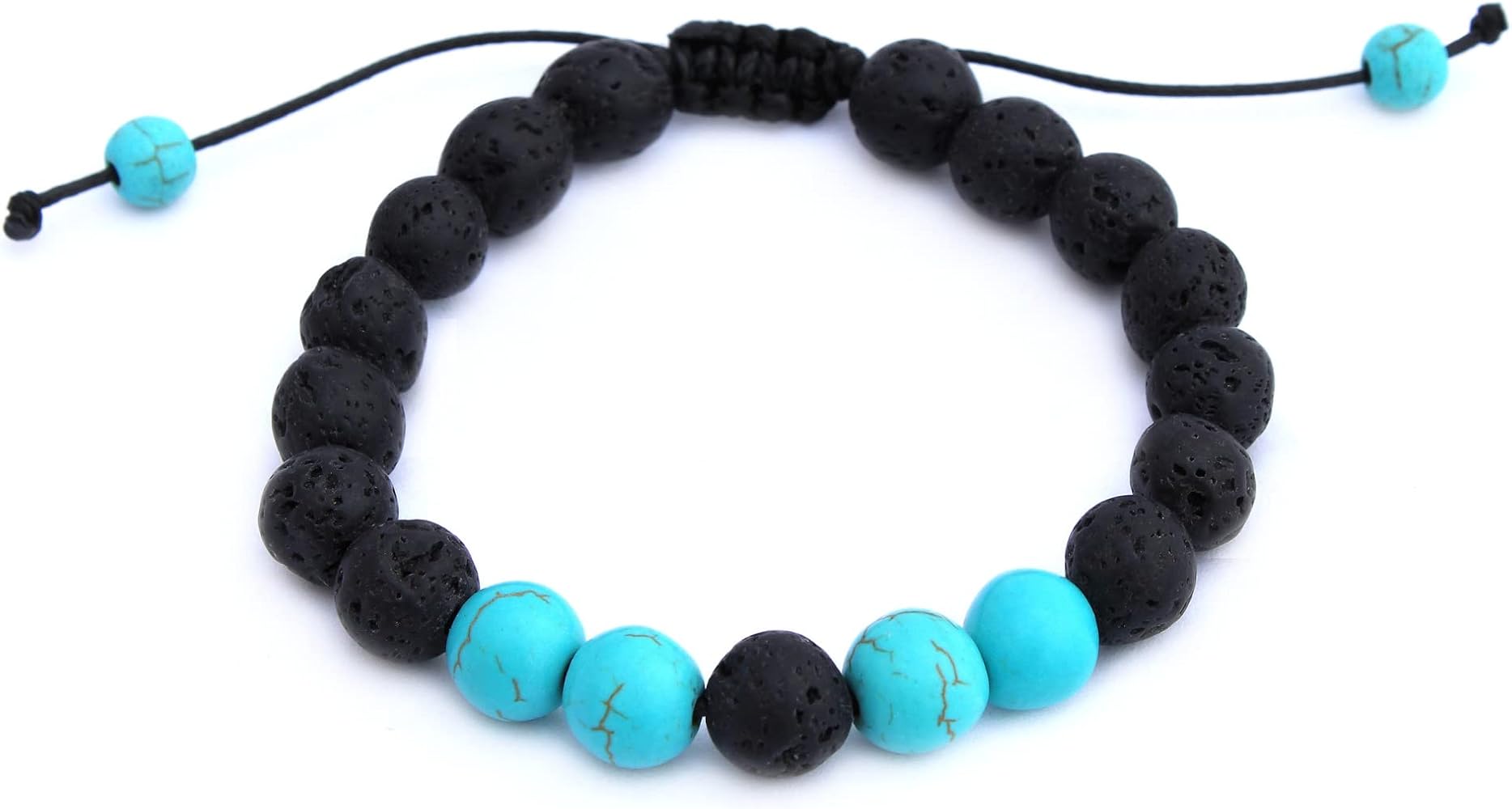 Plantlife Bracelet - Beautiful, One-of-a-kind jewelry made from lava rock and natural stone for use with essential oil