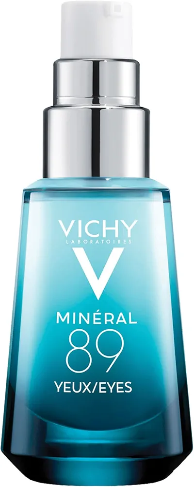 Vichy Mineral 89 Eye Serum | Hyaluronic Acid + Caffeine Eye Cream | Under Eye Cream For Dark Circles | Under Eye Brightener | Hydrating Eye Cream | Eye Puffiness Reducer | Opthalmologist Tested