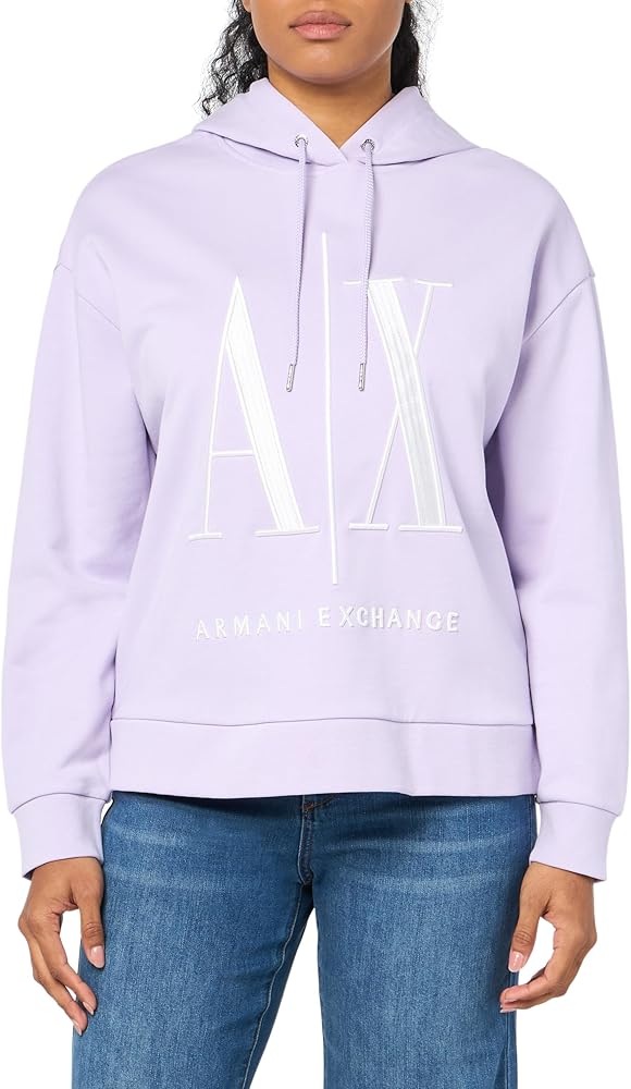 Armani Exchange Women's A|x Icon Hooded Sweatshirt