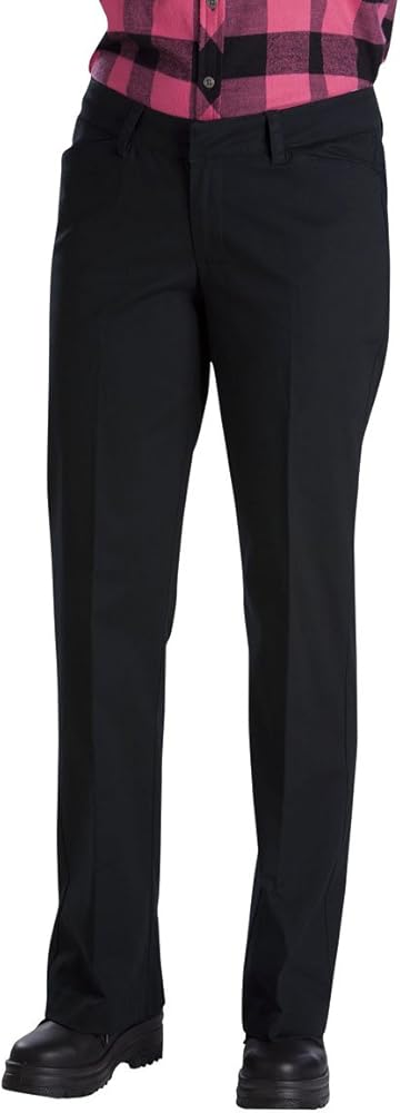 Dickies Women's Plus-Size Relaxed Straight Stretch Twill Pant