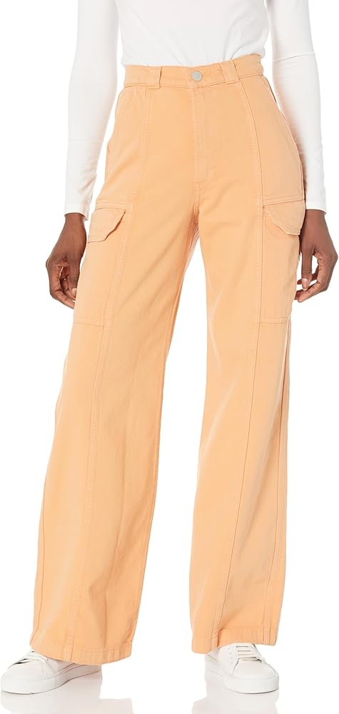 HUDSON Women's High-Rise Wide Leg Cargo