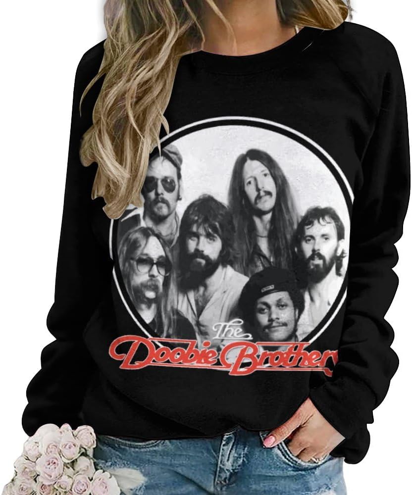 Hoodie Women's Round Neck Raglan Sweater Loose Pullover Graphic Sweatshirt