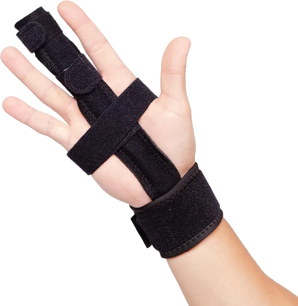 BraceUP Full Trigger Finger Splint - Effective Relief with Splint Support for Any Finger, ideal for Sprains, Pain Relief, Broken Finger