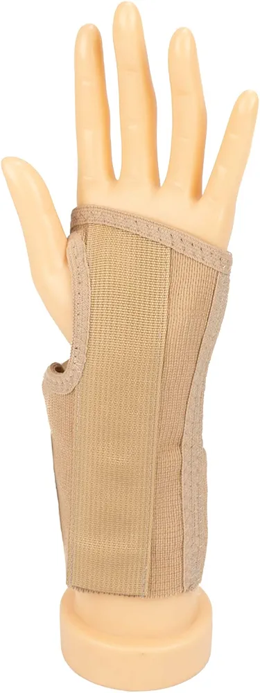 Rolyan 53842 AlignRite Wrist Support without Strap, Short Length, Left, Large Left Large