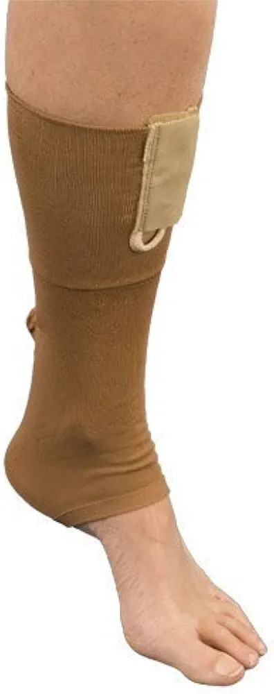 Ankle/Calf/Shin Compression Support (20-30 mmHg) - Medium (Beige)