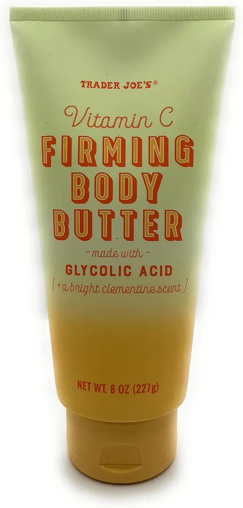 Trader Joe’s Vitamin C Firming Body Butter with Glycolic Acid 8 oz (Pack of 1)