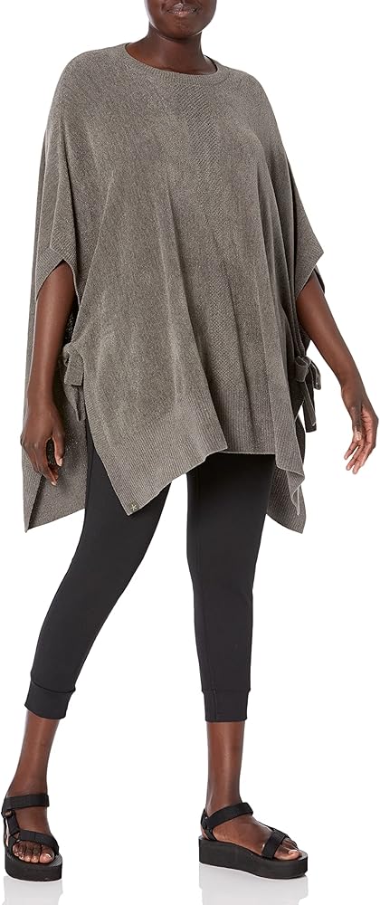 Barefoot Dreams® CozyChic Ultra Lite Hi Low Poncho with Side Tie