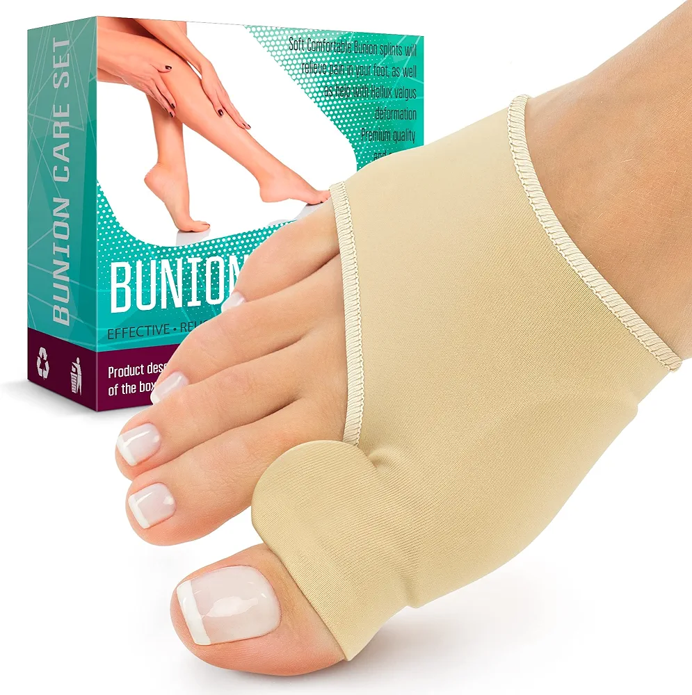 Orthopedic Bunion Corrector for Women and Men - Gel Toe Separator Bunion Splint - Big Toe Straightener Hallux Valgus Correction - Toe Brace for Bunion Pain Relief Support