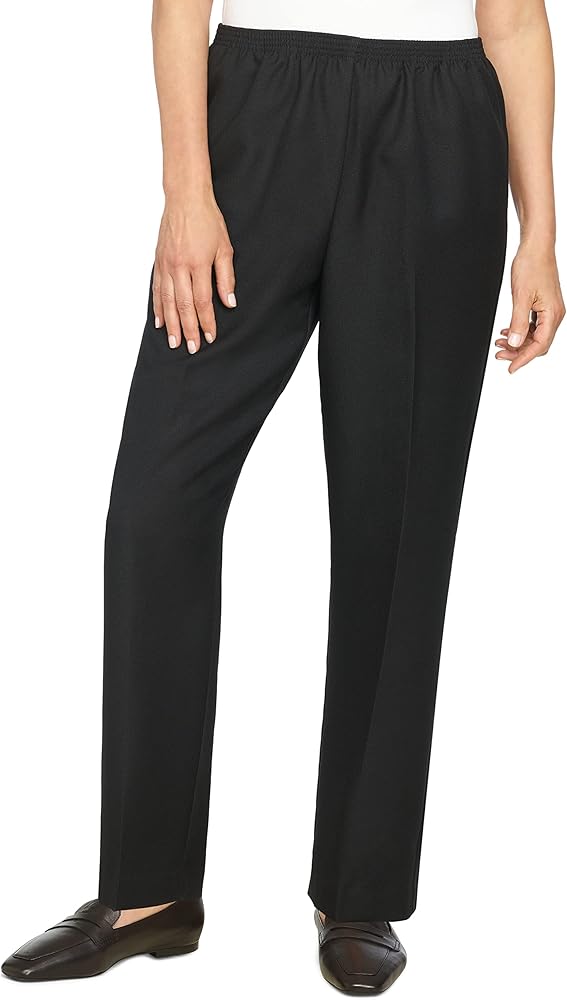 Alfred Dunner Womens Plus-Size Solid Medium Pant