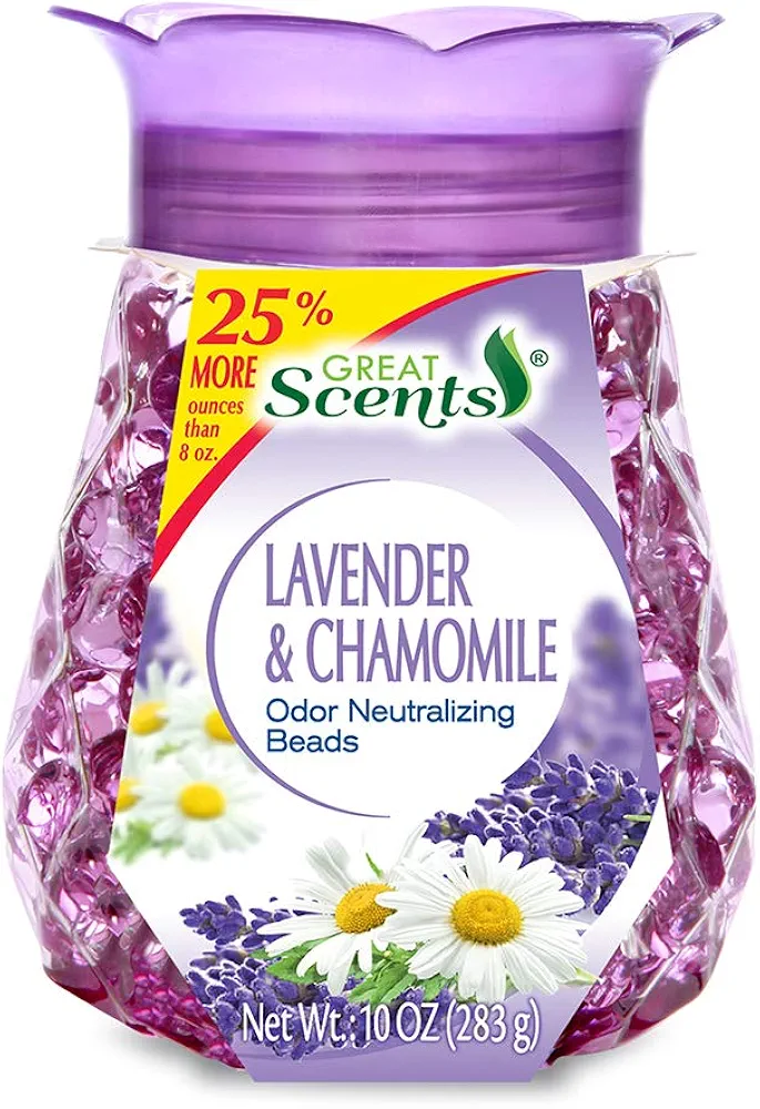 11265-12 Odor Neutralizing Beads, Refreshing Lavender & Chamomile, 10-oz. - Quantity 1