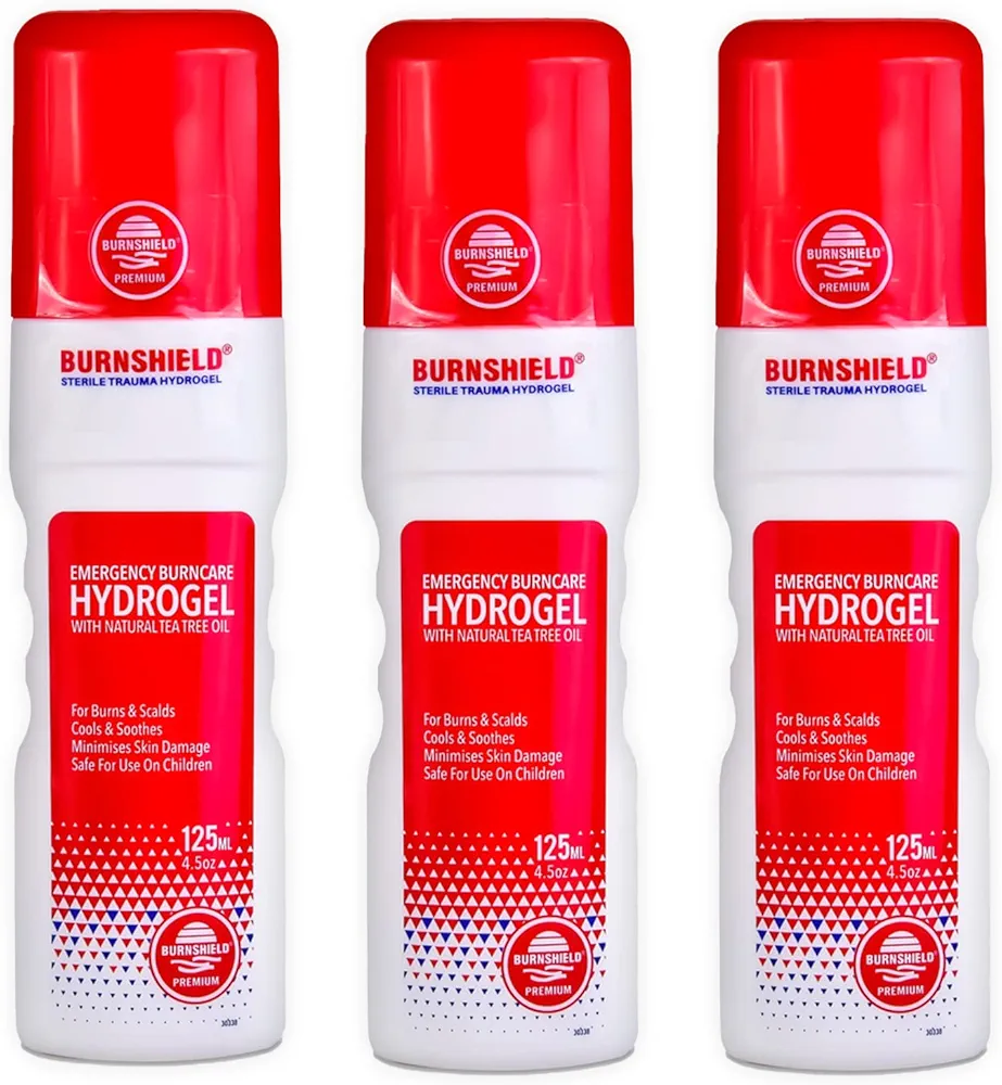 Burnshield Premium Hydrogel Burn Spray 4.5 oz (125 ml) - 3 Count