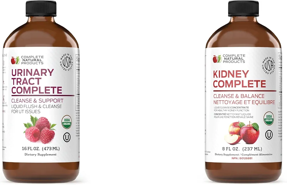 Complete Natural Urinary Tract Complete 8oz & Kidney Complete 8oz Bundle