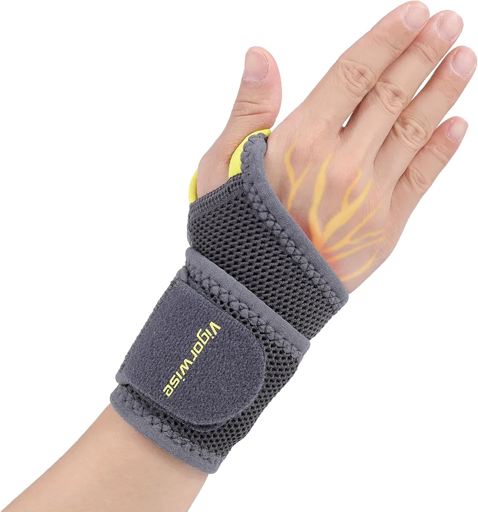 Wrist Brace, Breathable Nylon Wrist Support Brace Fits Left Right Hand, Wrist Brace for Carpal Tunnel, Compression Wrist Brace for Tendonitis Carpal Tunnel Relief