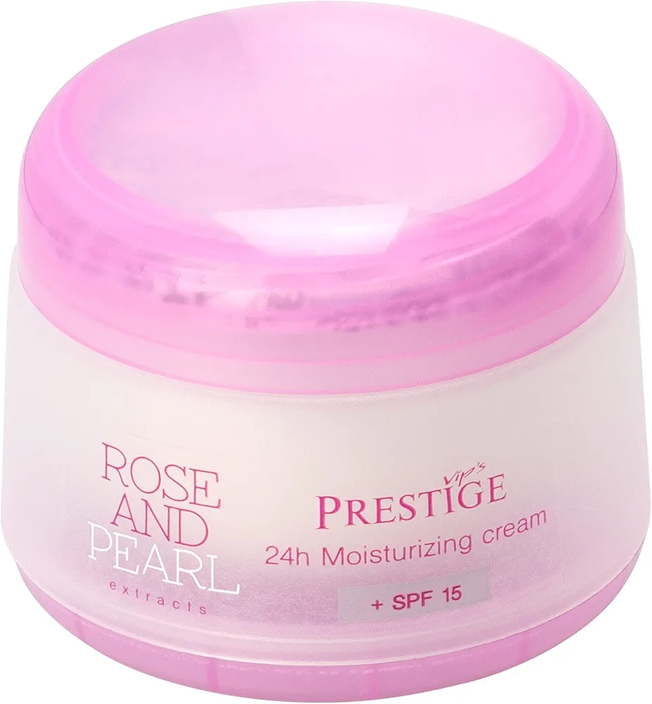 Bulgarian Rose Oil and Pearl Extracts 24 Hour Deep Hydration Face Cream 50 ml 1.7 oz