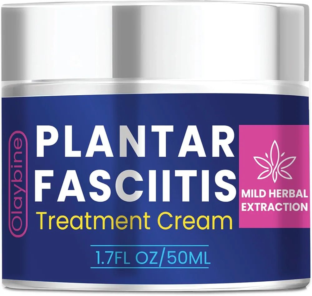 Plantar Fasciitis Relief Cream: Soothing Heel Discomfort - Suitable for Men and Women 1.7OZ, Blue