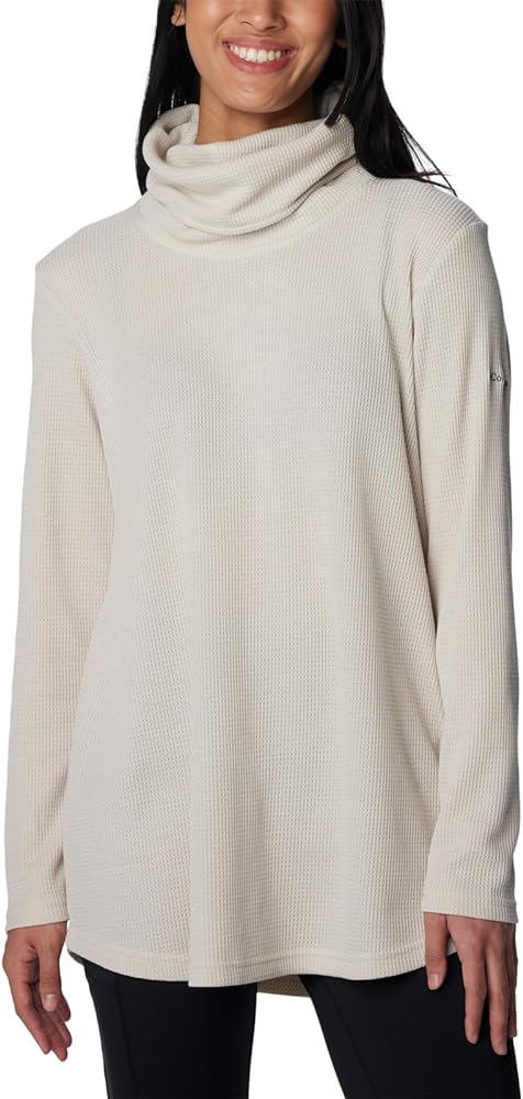 Columbia Women's Holly Hideaway Waffle Cowl Neck Pullover