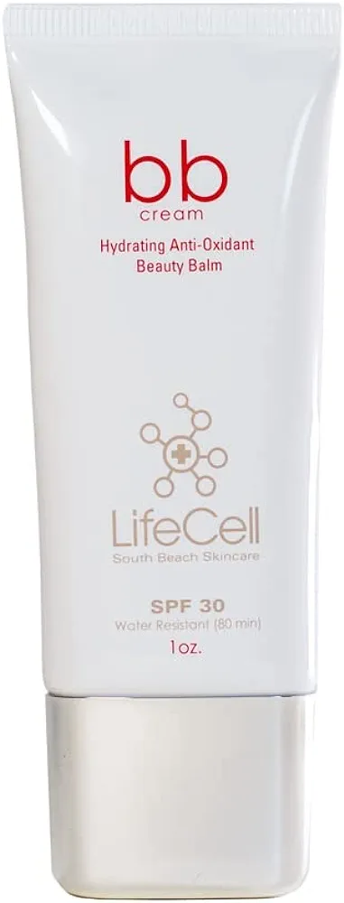 LifeCell Hydrating Antioxidant SPF 30 Tinted Anti Aging BB Cream (1 oz, Medium)