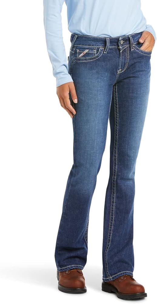 ARIAT Women's Flame Resistant Durastretch Basic Boot Cut Jean