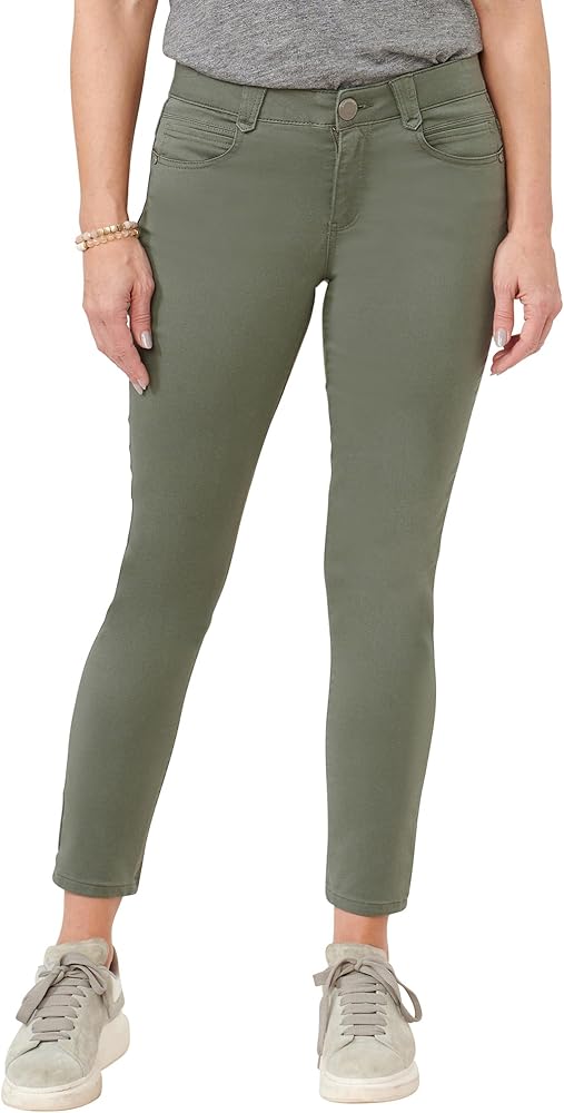 Democracy Women's Ab Solution Ankle Length Twill Pant