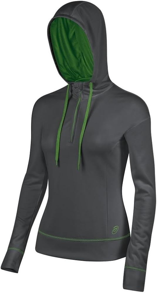 ASICS Womens Team Tech 1/2 Zip Hoodie