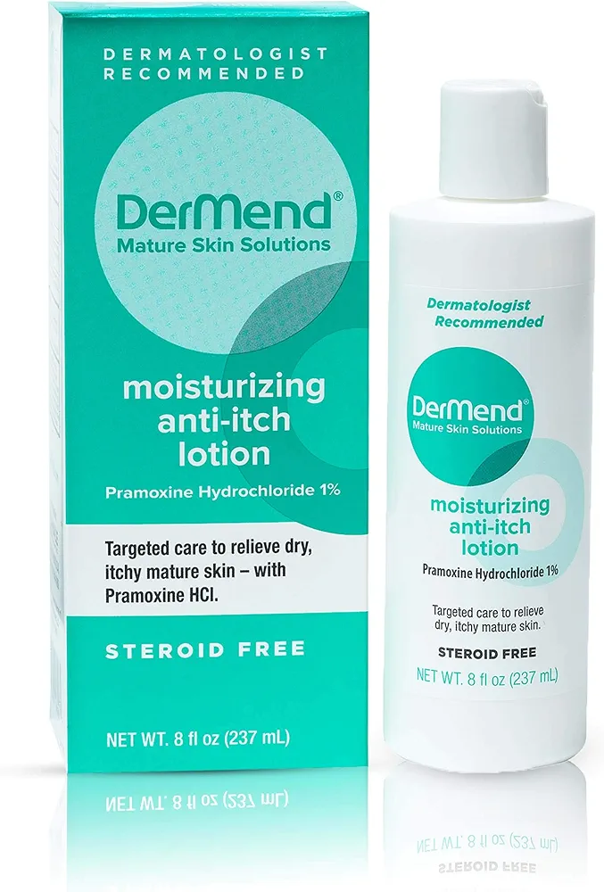 DerMend Moisturizing Anti Itch Lotion Target Care for Dry, Itchy, Mature Skin 8 Ounces