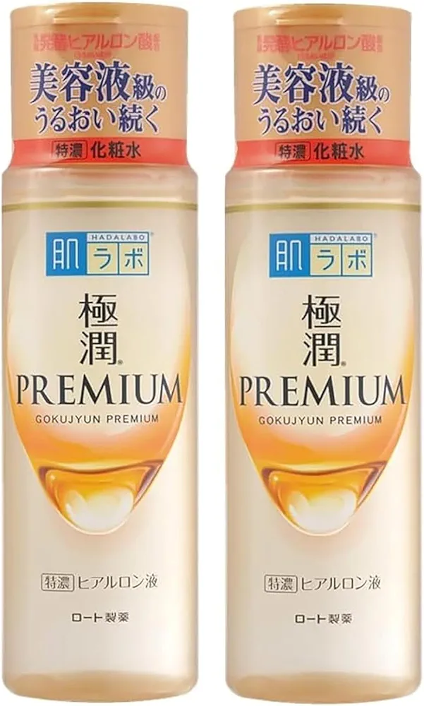 Hadalabo Japan Skin Institute Gokujun Premium Hyaluronic Solution 170 (Pack of 2)