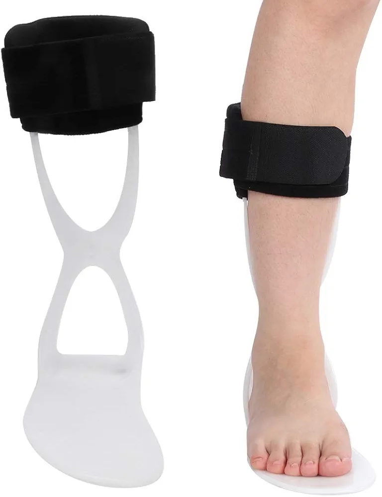 ANGGREK Ankle Foot Orthosis, Foot Drop Brace Ankle Foot Orthosis Support Posture Correction Foot Drop Corrector Ankle Splint Brace Orthosis Foot Corrector(right-L)