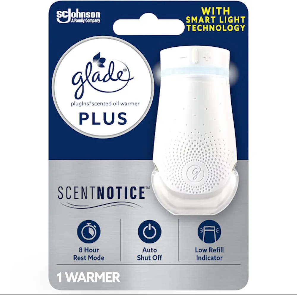 Glade PlugIn Plus Air Freshener Warmer, Holds Scented Oil Refill, 1 Count (Packaging May Vary)