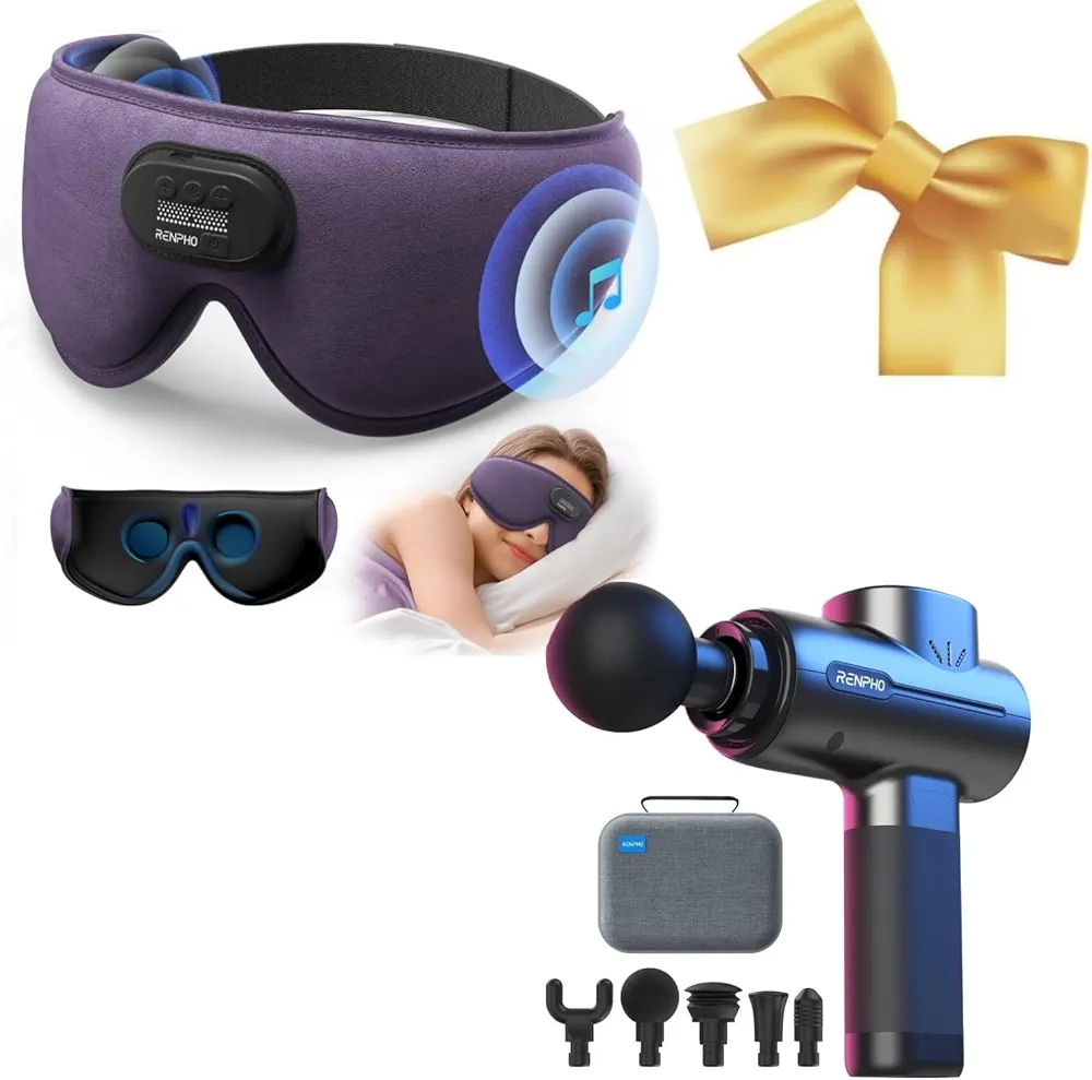 RENPHO Sleep Headphones & Active Massage Gun