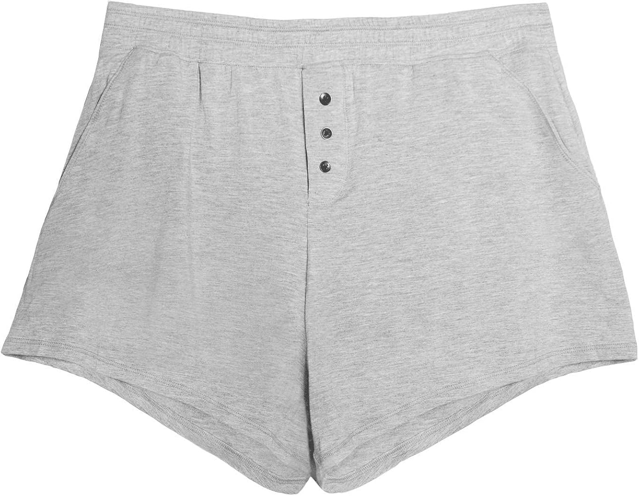 THINX Sleep Shorts Menstrual Sleep Shorts, FSA HSA Approved Feminine Care, Period Underwear for Women Holds 5 Tampons, Grey, 2X