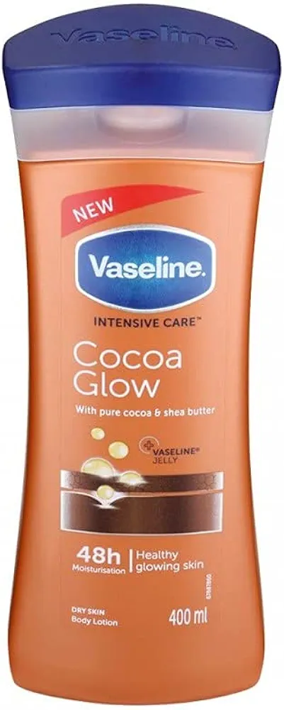 Vaseline 1 Intensive Care Cocoa Glow Body Lotion, 400Ml