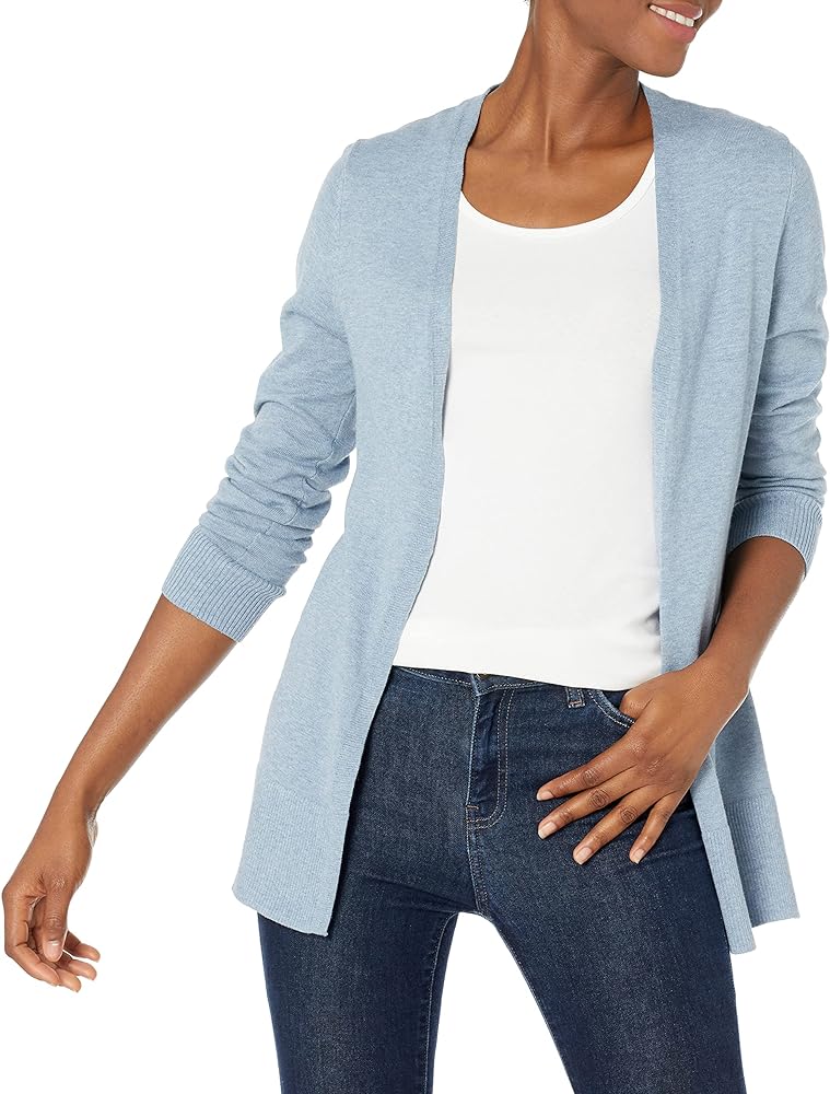 Amazon Essentials Women's Lightweight Open-Front Cardigan Sweater (Available in Plus Size)