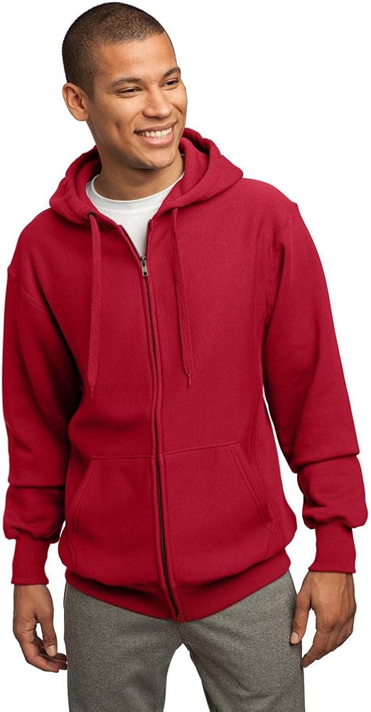 SPORT-TEK Men's Super Heavyweight Full Zip Hooded