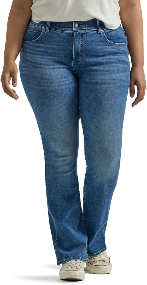 Lee Women's Plus Size Ultra Lux Comfort with Flex Motion Bootcut Jean