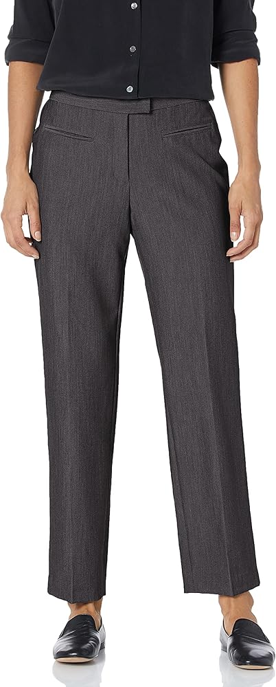 Ruby Rd. Women's Petite Flat-Front Easy Stretch Pant