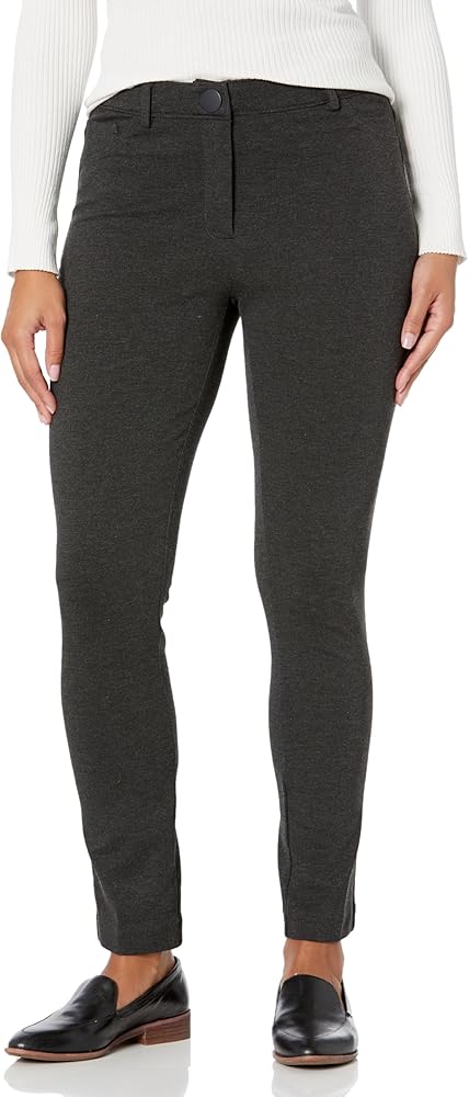 Briggs New York Women's High Rise Skinny Knit Ponte Pant