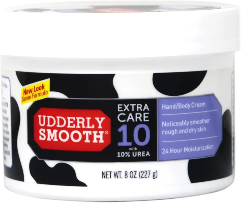 Udderly Smooth Hand & Foot Cream 8 oz (Pack of 2)