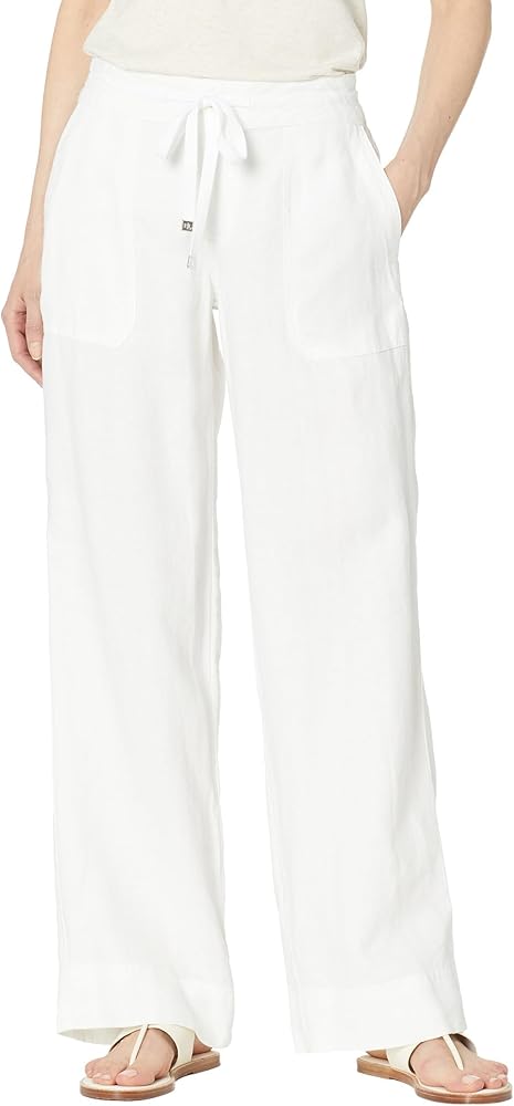 Lauren Ralph Lauren Women's Linen Wide-Leg Pants