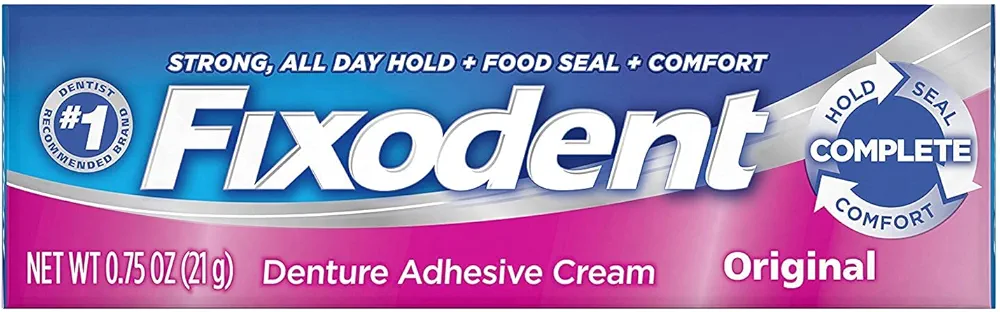 Fixodent Denture Adhesive Cream - Neutral Taste