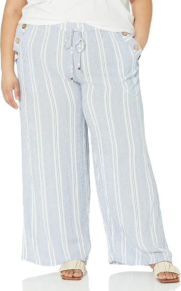 Angie Plus Size Women's Printed Pant