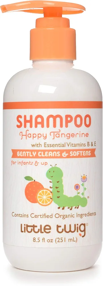 Little Twig Shampoo, Natural Plant Derived Formula, Tangerine, 8.5 fl oz.