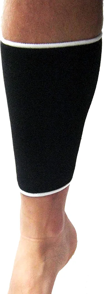 DELUXE CALF SLEEVE SUPPORT COMPRESSION SOCKS WARMTH SHIN SPLINT SPORT BAND WRAP