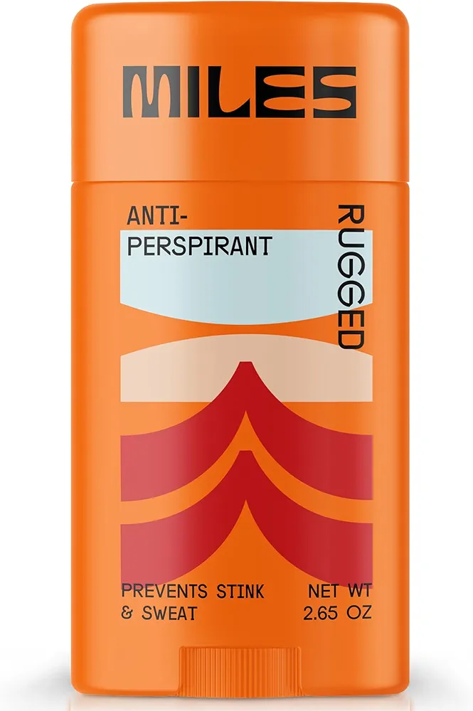 Miles - Antiperspirant and Deodorant for Teens, Tweens, & Kids - Odor and Sweat Neutralizing Technology, & Gentle on Skin - Rugged - Single