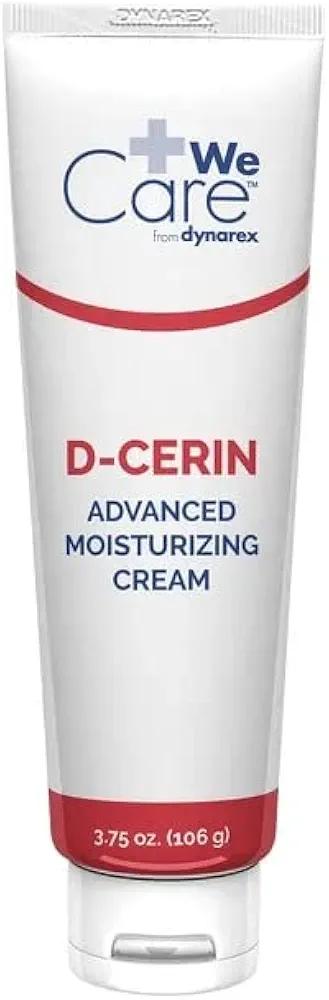 Dynarex 1473 We Care D-Cerin Advanced Moisturizing Cream in Tube, 3.75oz, Pack of 24