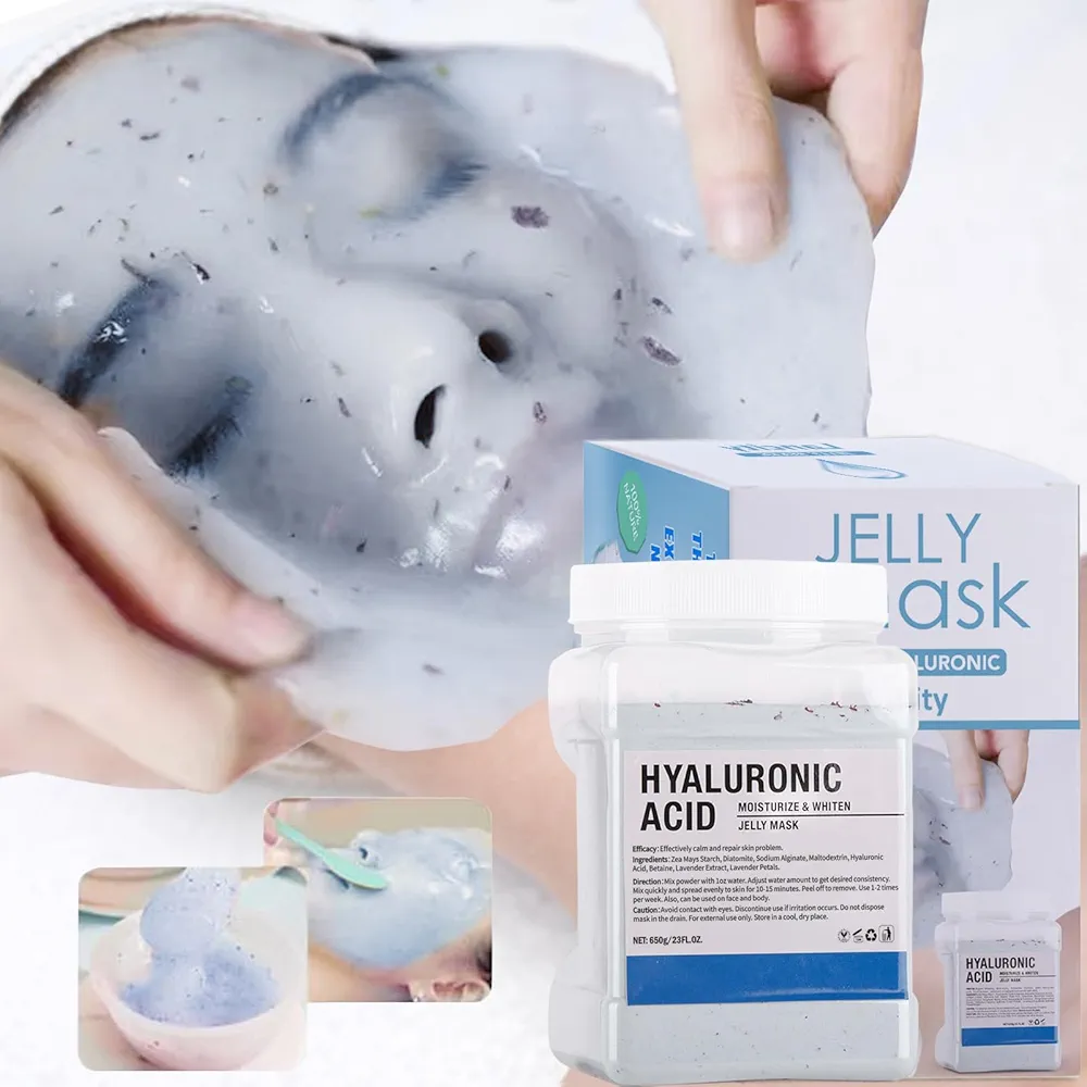 Jelly Mask Powder for Facial Professional Natural Gel Powder hydrojelly Mask Peel Off Face Masks SkinCare, Moisturizing & Hydrating 23 Fl Oz (Hyaluronic Acid)