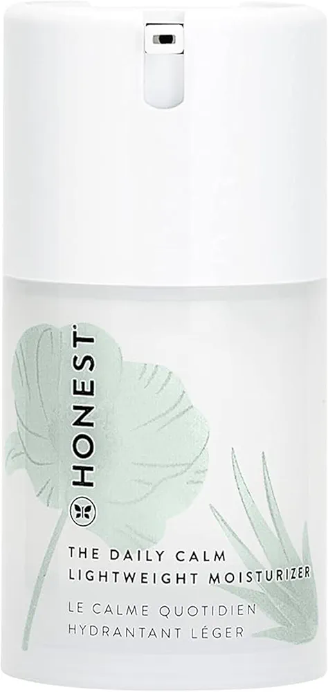 Honest Beauty The Daily Calm Lightweight Moisturizer for Sensitive Skin | Hyaluronic Acid + Calming Phyto-Blend | EWG Verified, Vegan + Cruelty Free | 1.7 fl oz