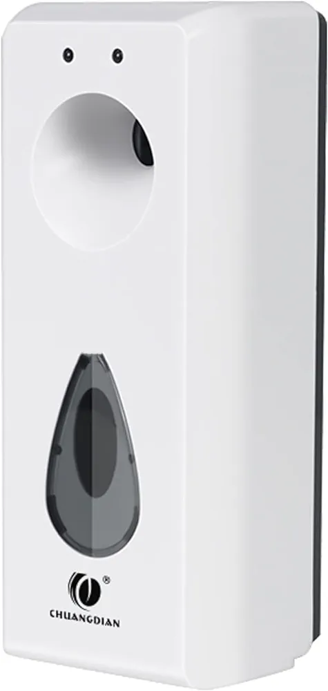 Automatic Air Freshener Dispenser - Commercial Wall-mounted LCD Aerosol Fragrance Dispenser, Compatible with Standard-size Aerosol Refill Cans, Chuangdian, White